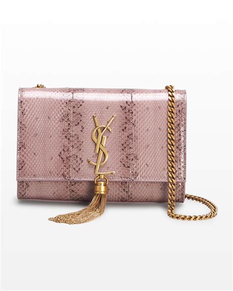 ysl bags snakeskin|Saint Laurent Kate Small YSL Snakeskin Crossbody Bag.